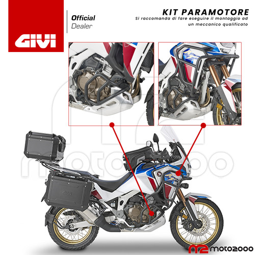 Paramotore tubolare givi honda - paramotore,